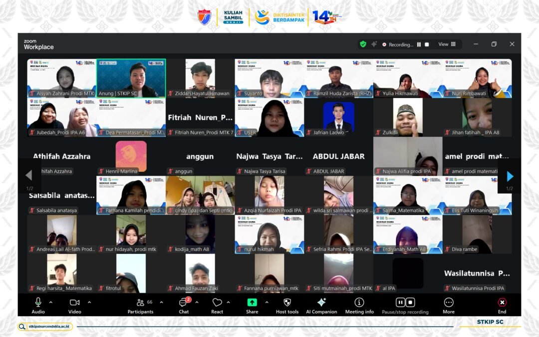 WEBINAR SIQMA SERIES I – “Integrasi Ilmu dan Iman : Matematika dan IPA dalam Perspektif Al-Qur’an”